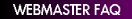Webmaster FAQ